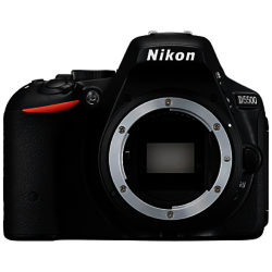 Nikon D5500 Digital SLR Camera with Vari-angle, 24.2MP, Wi-Fi, Full HD, 3.2” Touch Screen, Body Only Black